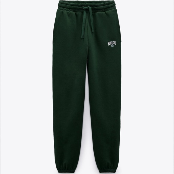 Harvard Joggers Sweatpants Green - Picture 2 of 5